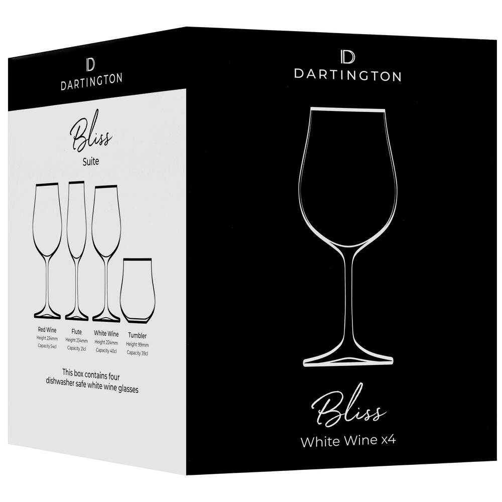 Dartington Bliss White Wine Glasses Set of 4 ST3582/2/4PK