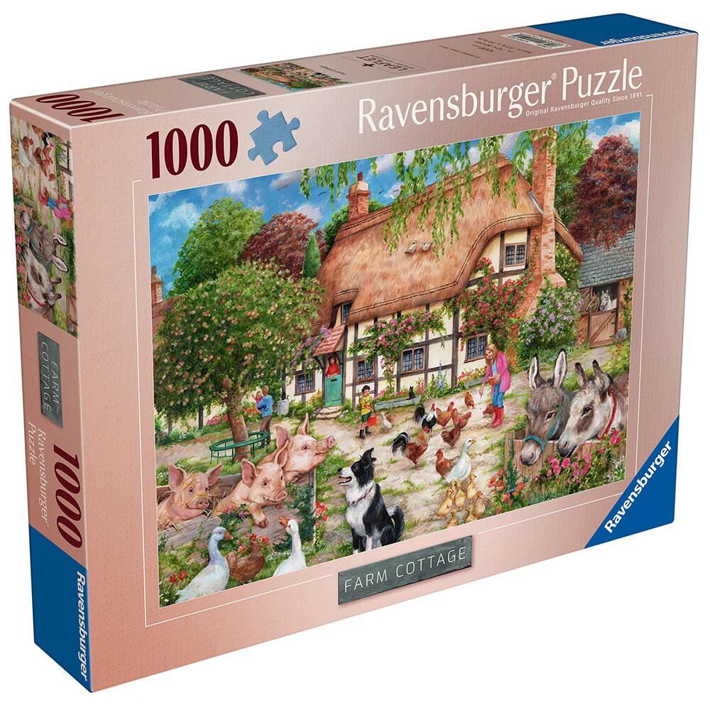 Ravensburger Farm Cottage 1000 Piece Jigsaw Puzzle 12001529