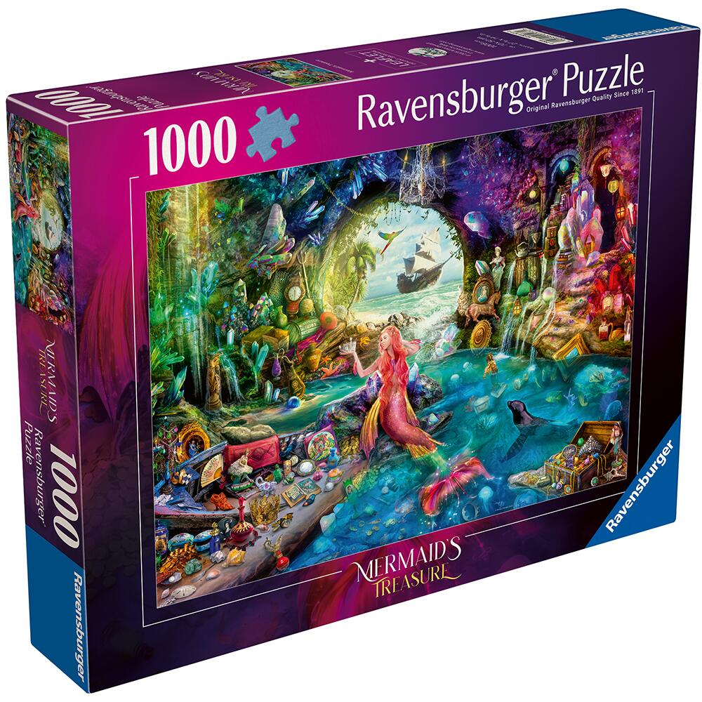 Ravensburger Mermaids Treasure 1000 Piece Jigsaw Puzzle 12001577