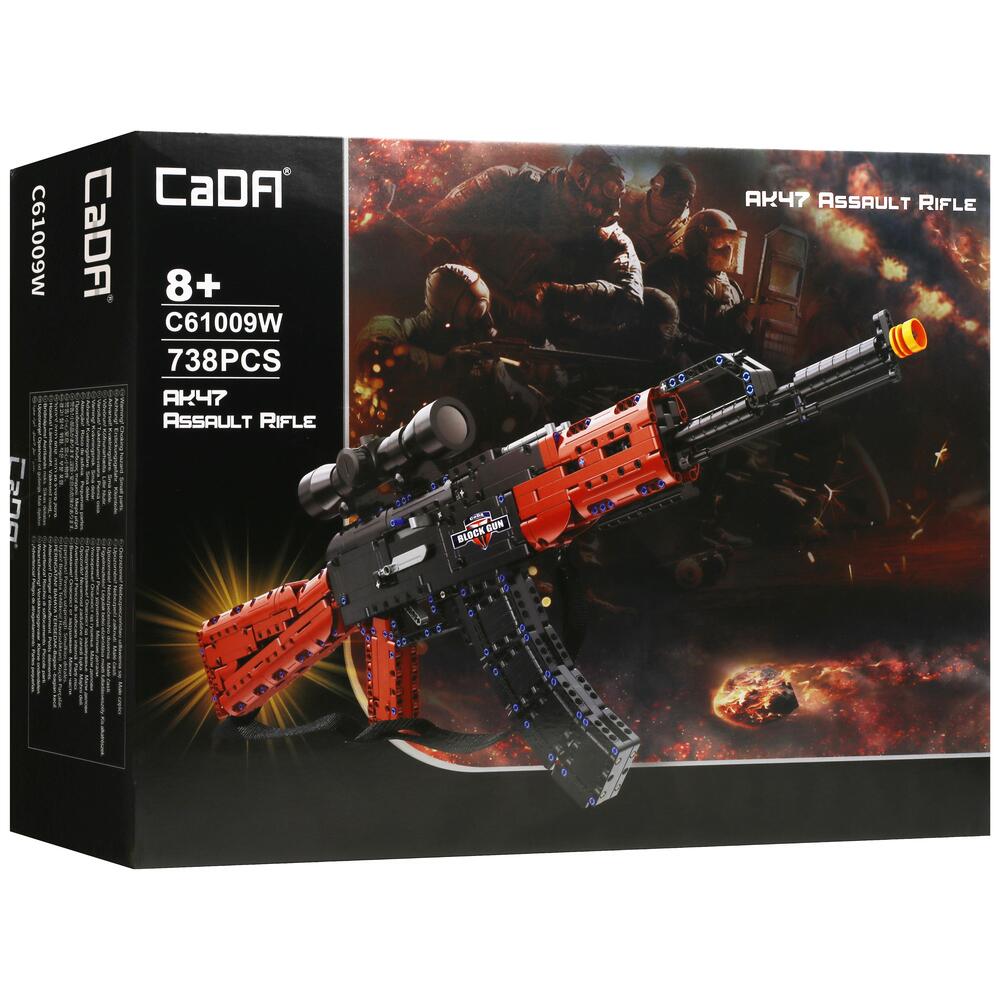 CaDa AK-47 Assault Rifle Brick Model Gun Construction Toy 738 Piece