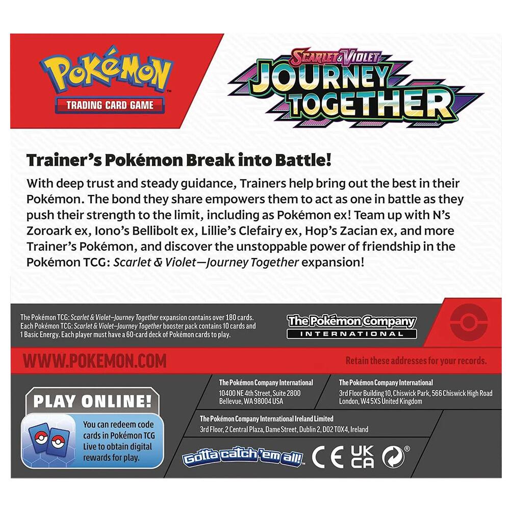 Pokemon Trading Card Game Journey Together 36 Pack Booster Bundle SEALED