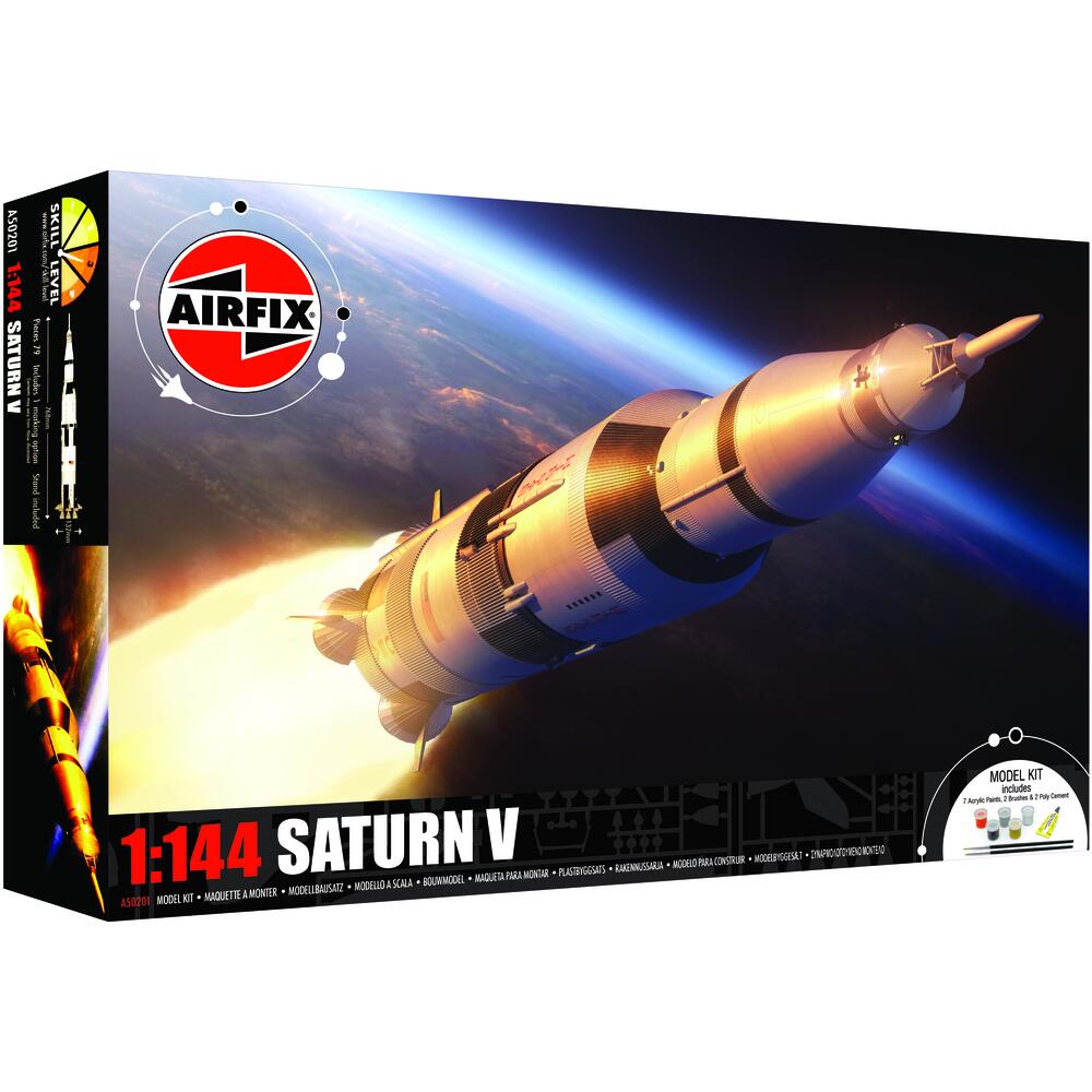Airfix Saturn V Rocket Gift Set Model Kit Scale 1:144