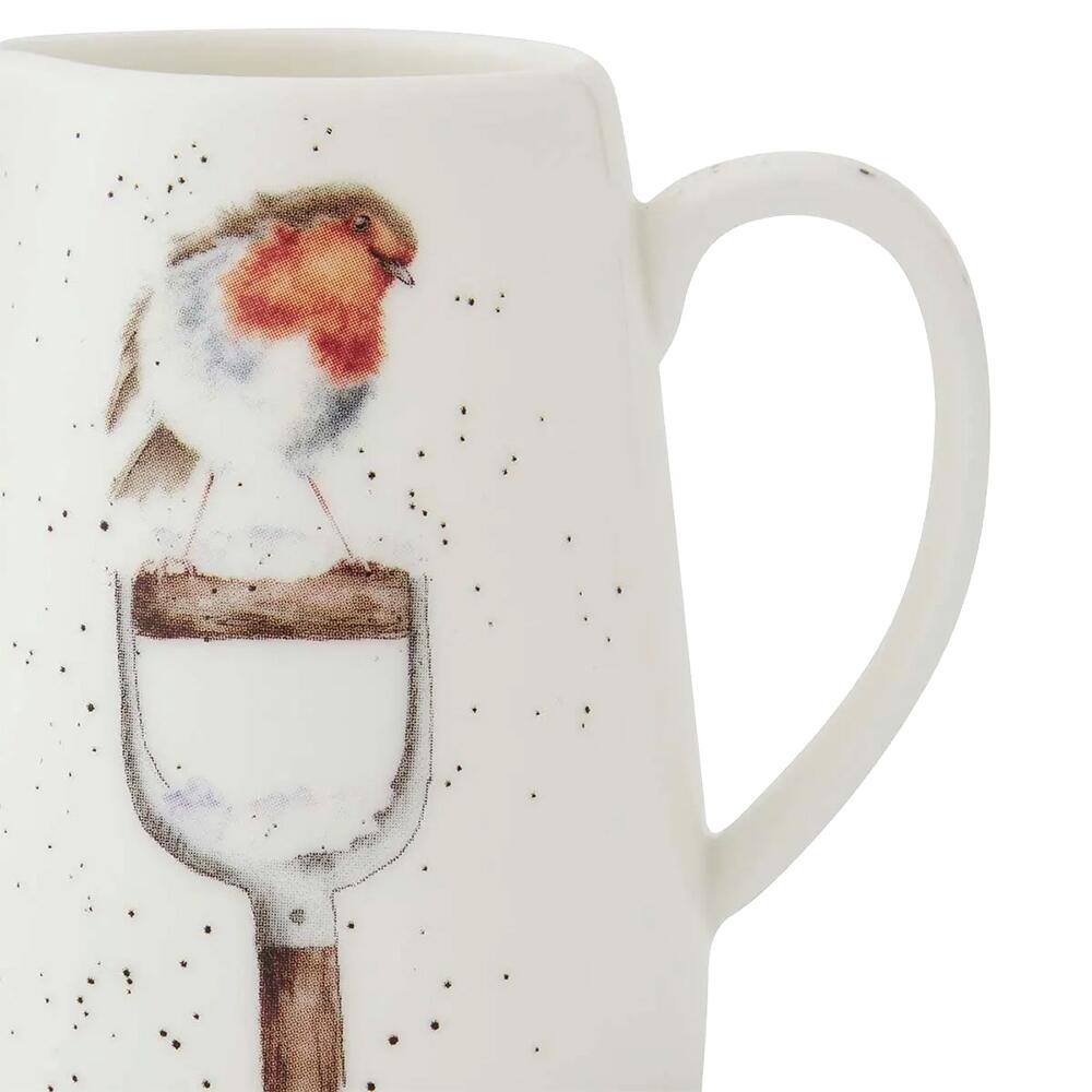 Royal Worcester Wrendale Designs Robin Posy Jug