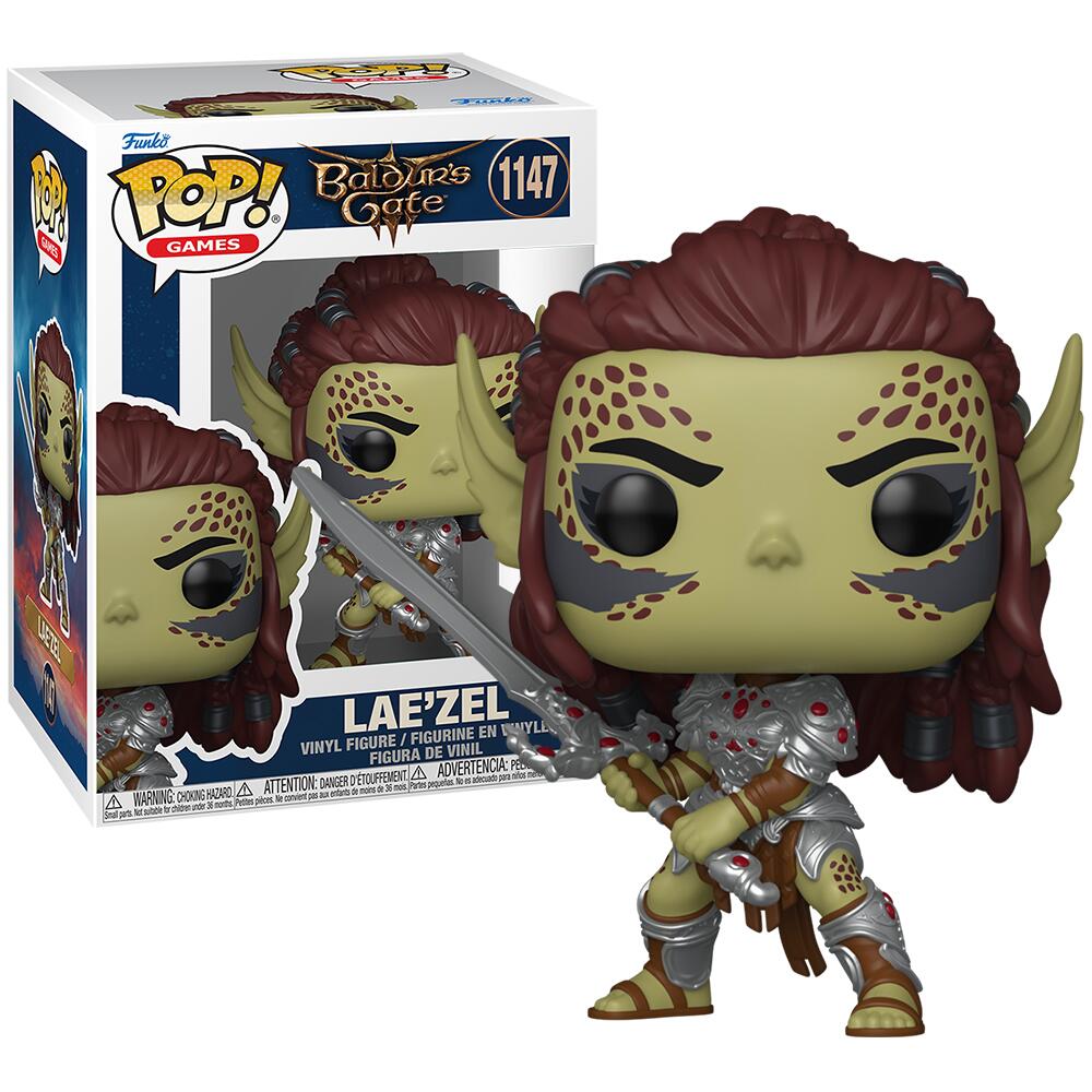 Funko Pop! Games: Baldur's Gate 3 - Lae'zel - Vinylfiguur om te verzamelen, cadeau-idee, officiële merchandise, speelgoed voor kinderen en volwassenen, fans van videogames, modelfiguur voor Funko Pop! Games: Baldur's Gate 3 - Lae'zel - Vinylfiguur om te verzamelen, cadeau-idee, officiële merchandise, speelgoed voor kinderen en volwassenen, fans van videogames, modelfiguur voor