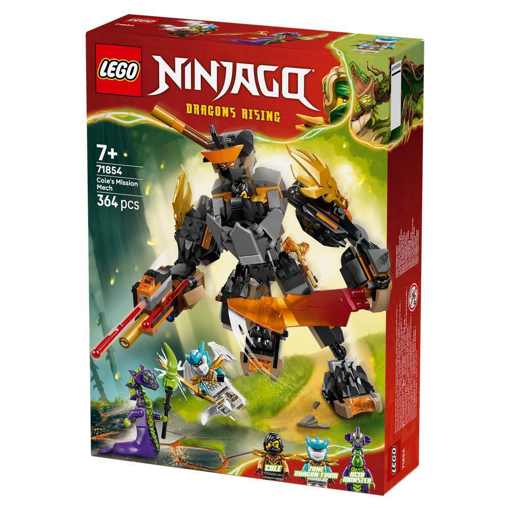 マジェプリ　コンプリートセット LEGO NINJAGO Cole's Mission Mech & Dragon Zane Set 71854