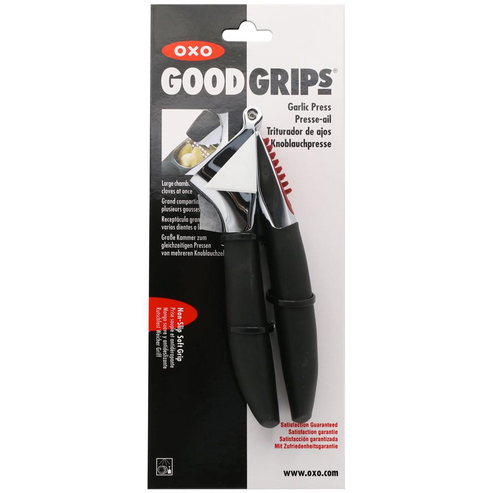 OXO Good Grips Garlic Press with Non-Slip Handles & Built in Cleaner