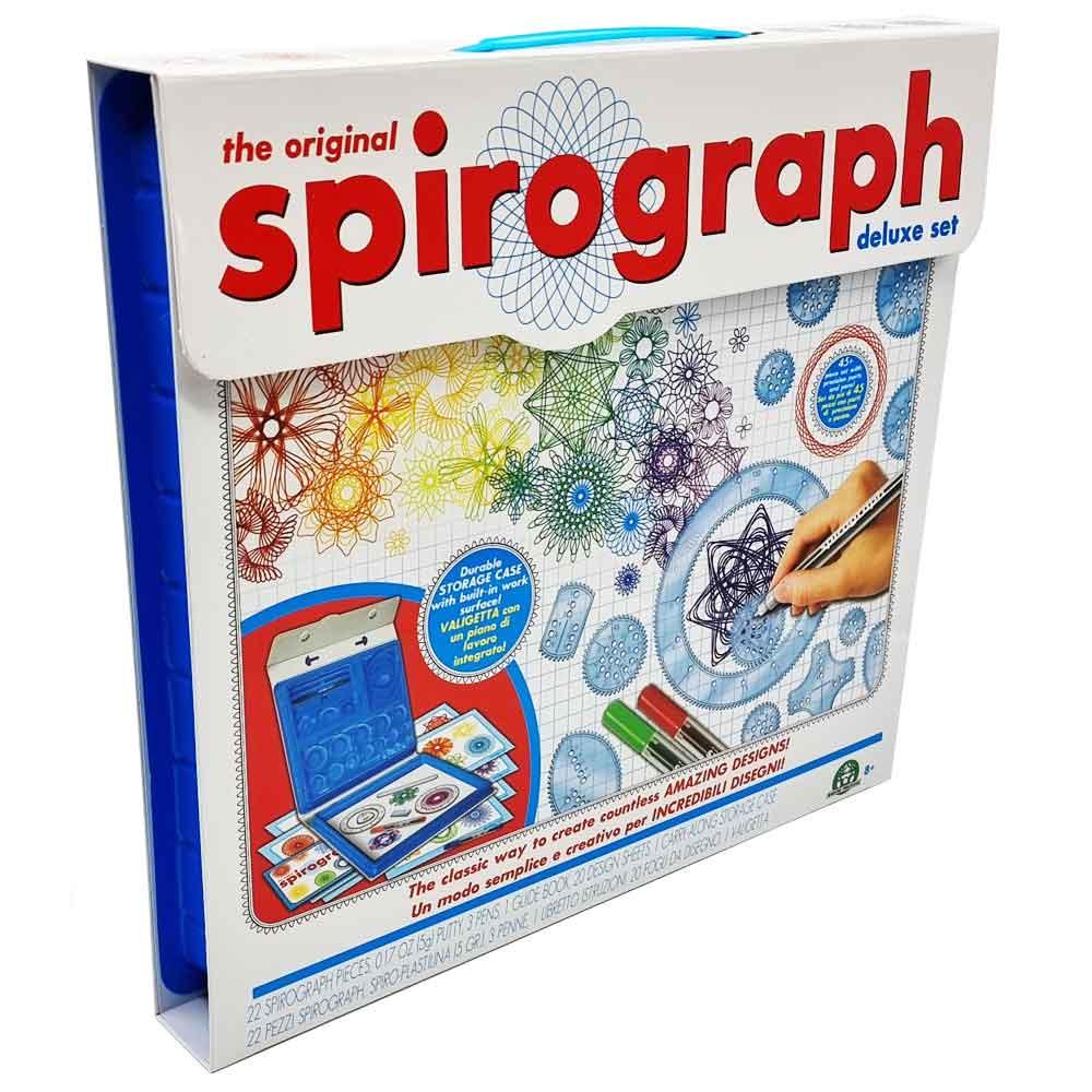 New Hasbro Spirograph Deluxe Set In Case Children's Educational