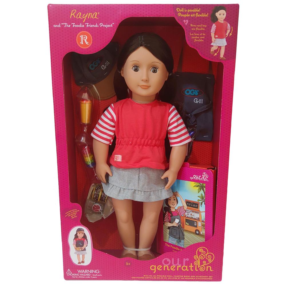 Our Generation Rayna and "The Foodie Friends Project" 46cm Doll