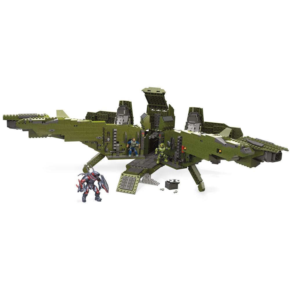 Mega Construx HALO Infinite Pelican Inbound Buildable 2-in-1 Playset