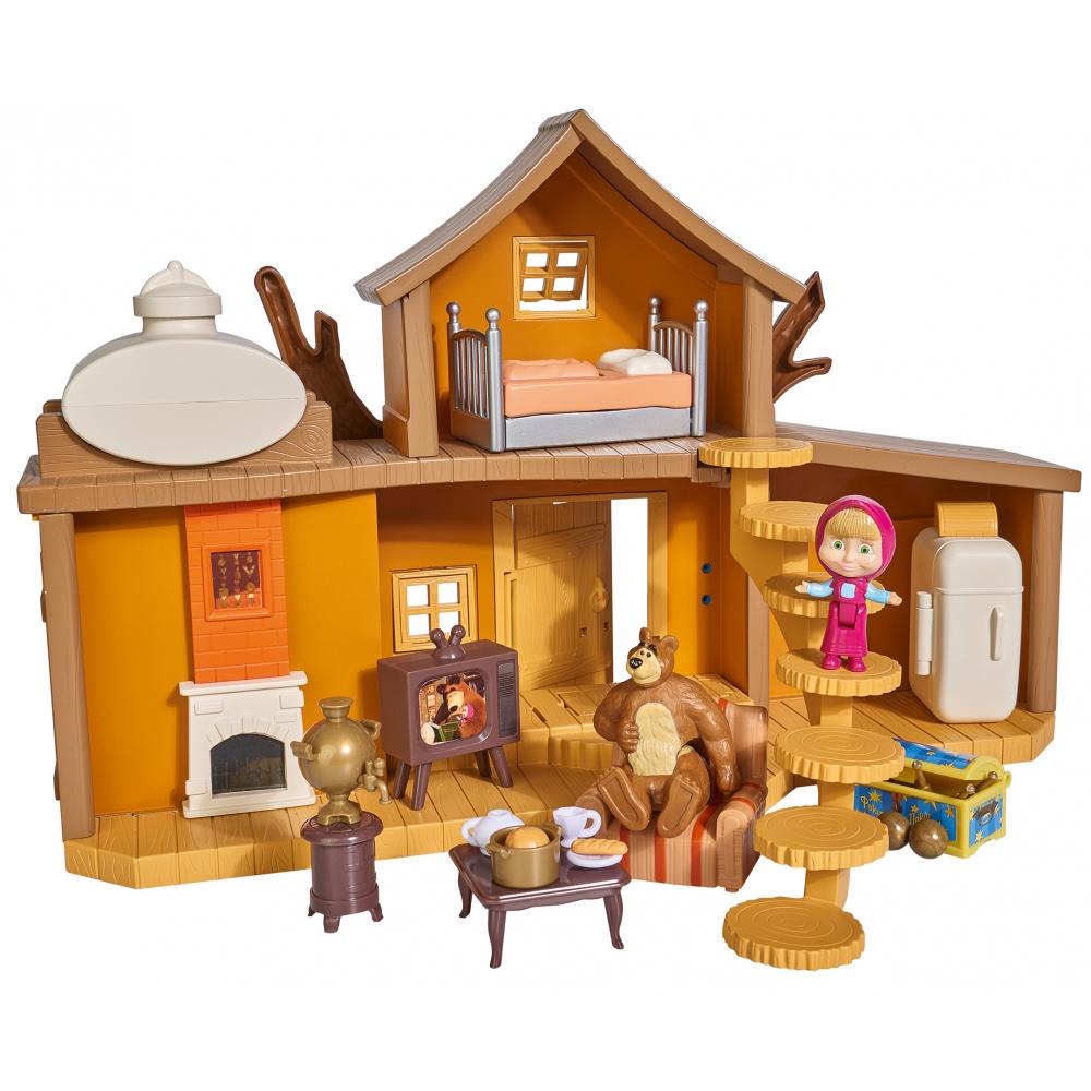 Masha and The Bear Dollhouse Playset Masha's House with