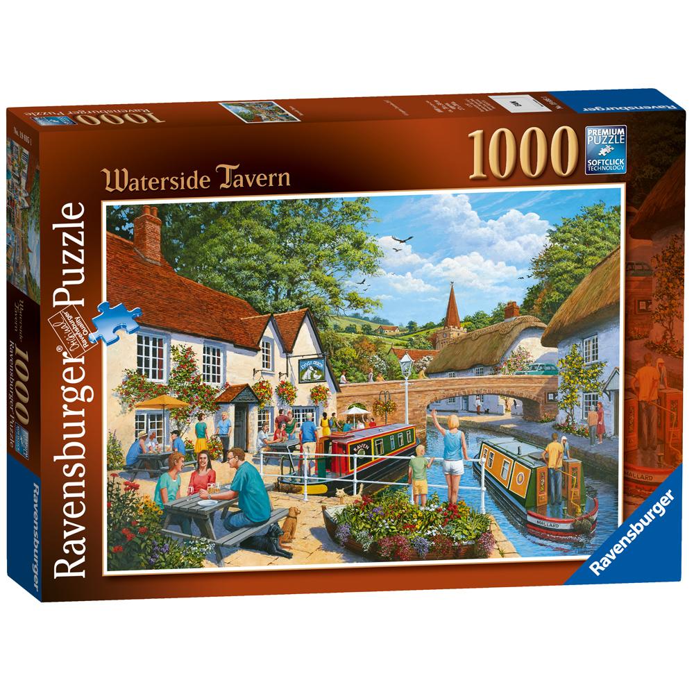 Ravensburger Waterside Tavern 1000 Piece Jigsaw Puzzle