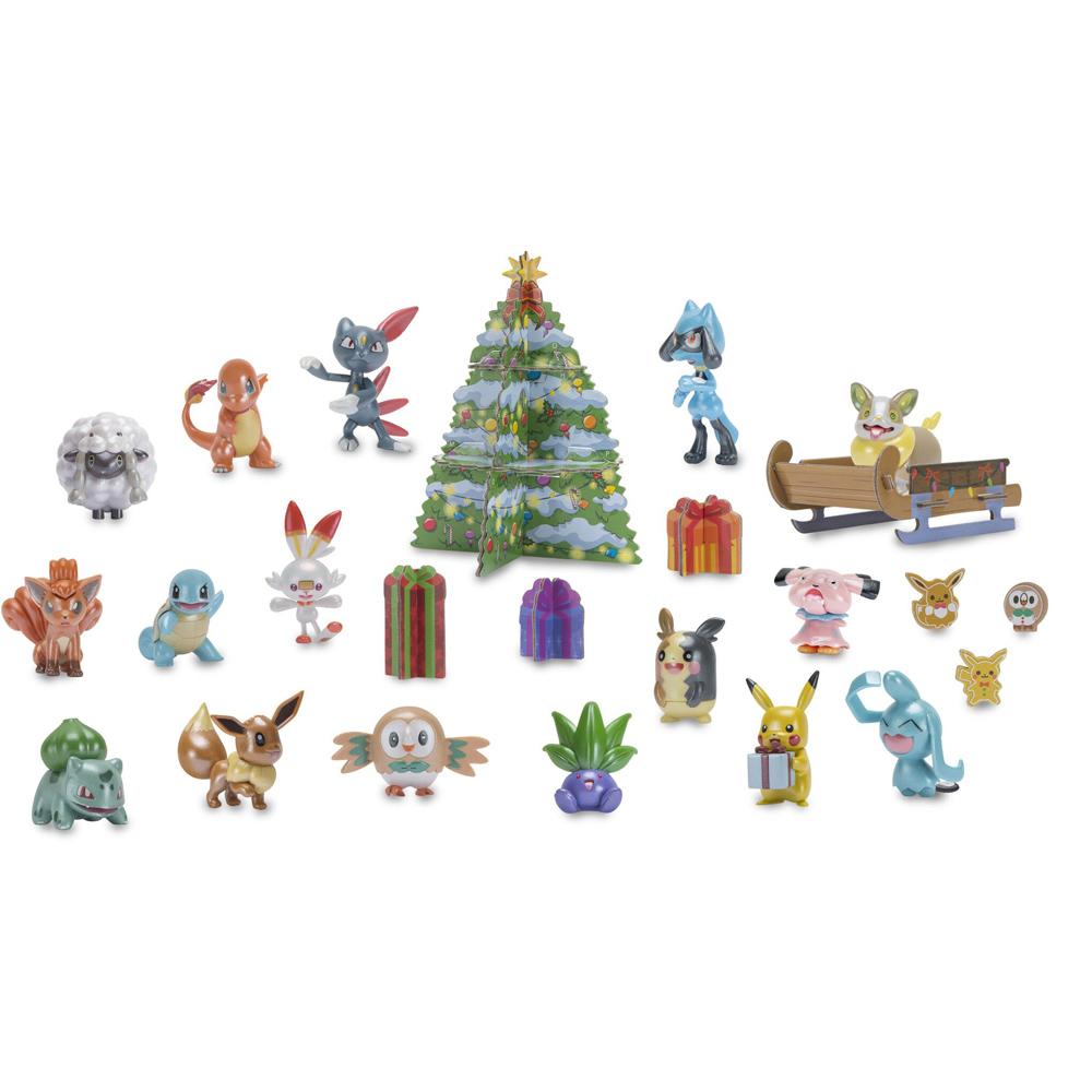 Pokémon Advent Calendar with 16 Figures and Accessories for Ages 4+