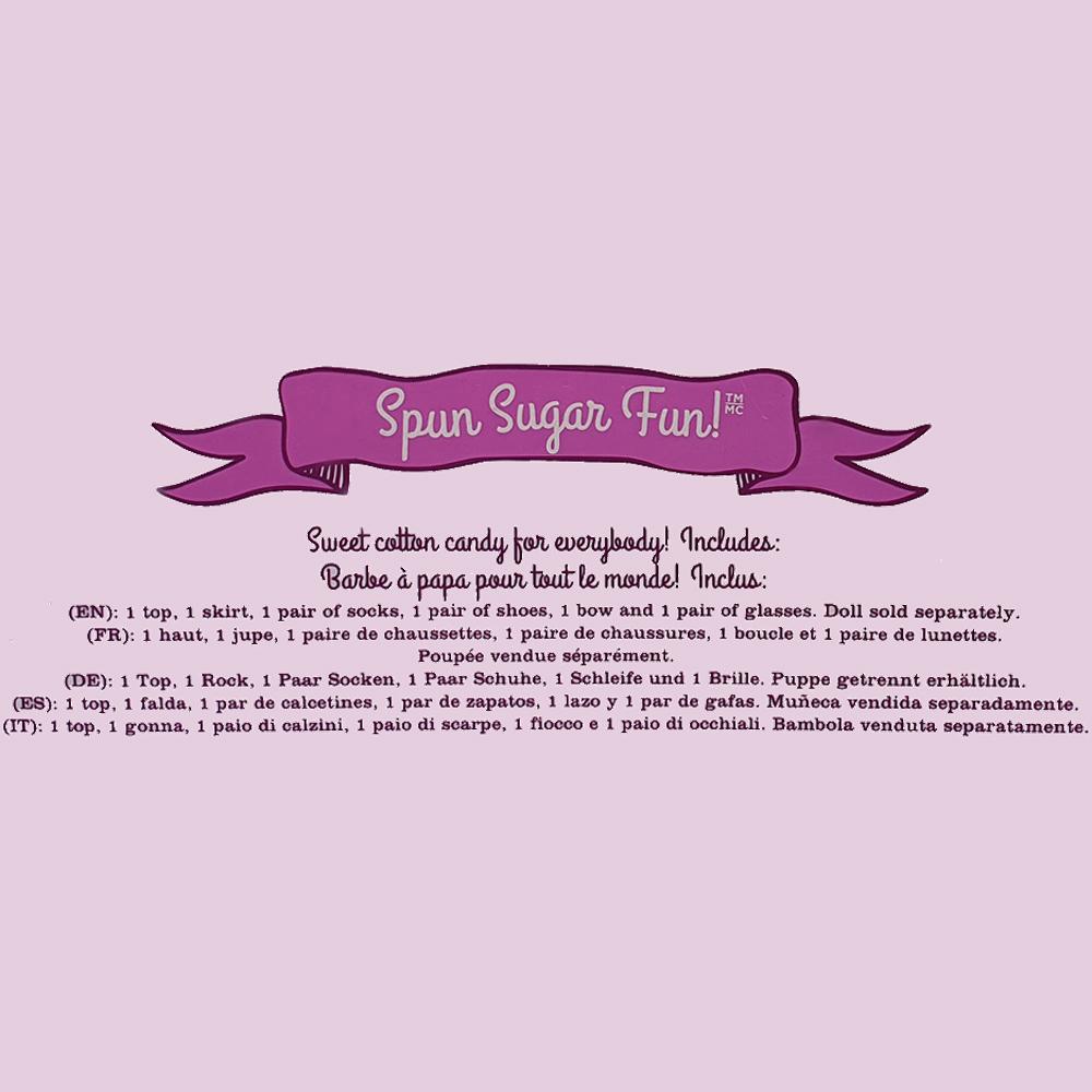 View 3 Glitter Girls Spun Sugar Fun! Deluxe Doll OUTFIT 70.50030Z