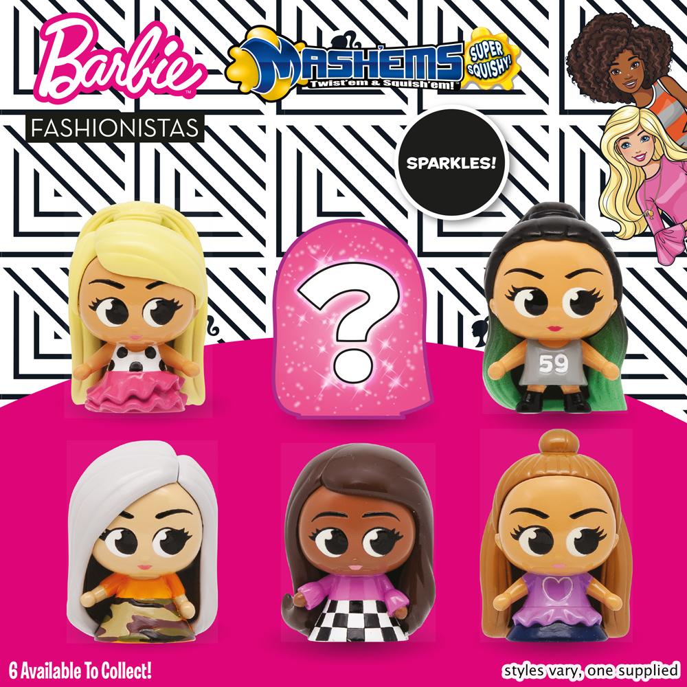 View 3 Barbie Fashionistas Mashems Sphere Series 3 with Squishy Character Figure 0MM-50853