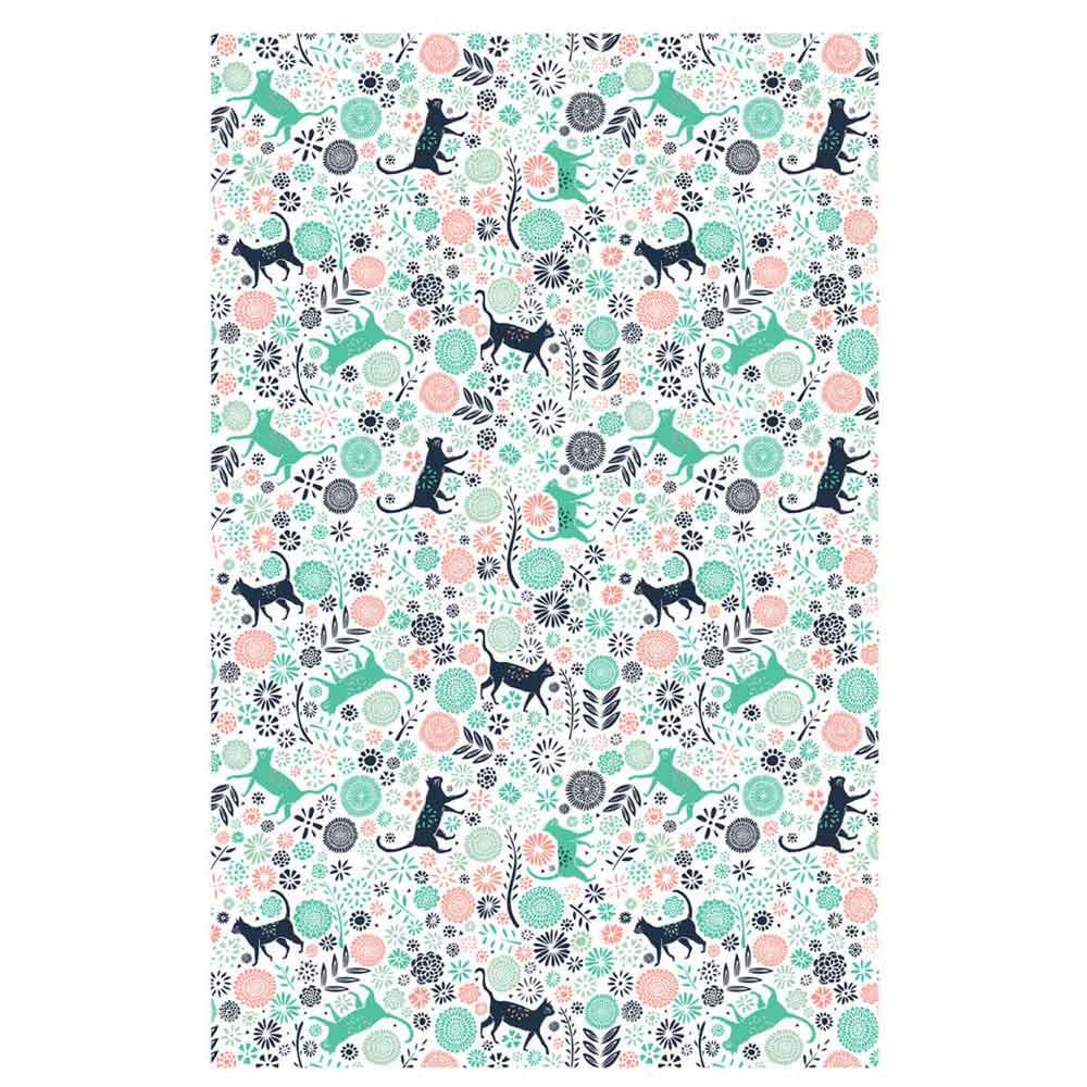 Samuel Lamont Vicky Yorke Designs Kitchen Cats Cotton Tea Towel 561C