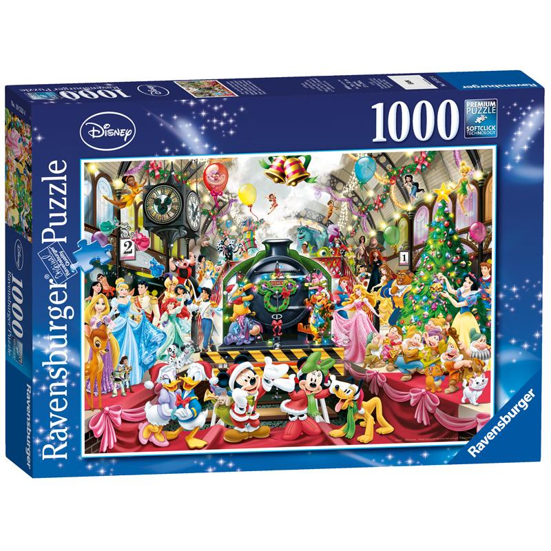 Ravensburger Disney All Aboard For Christmas Jigsaw Puzzle 1000 Piece 19553