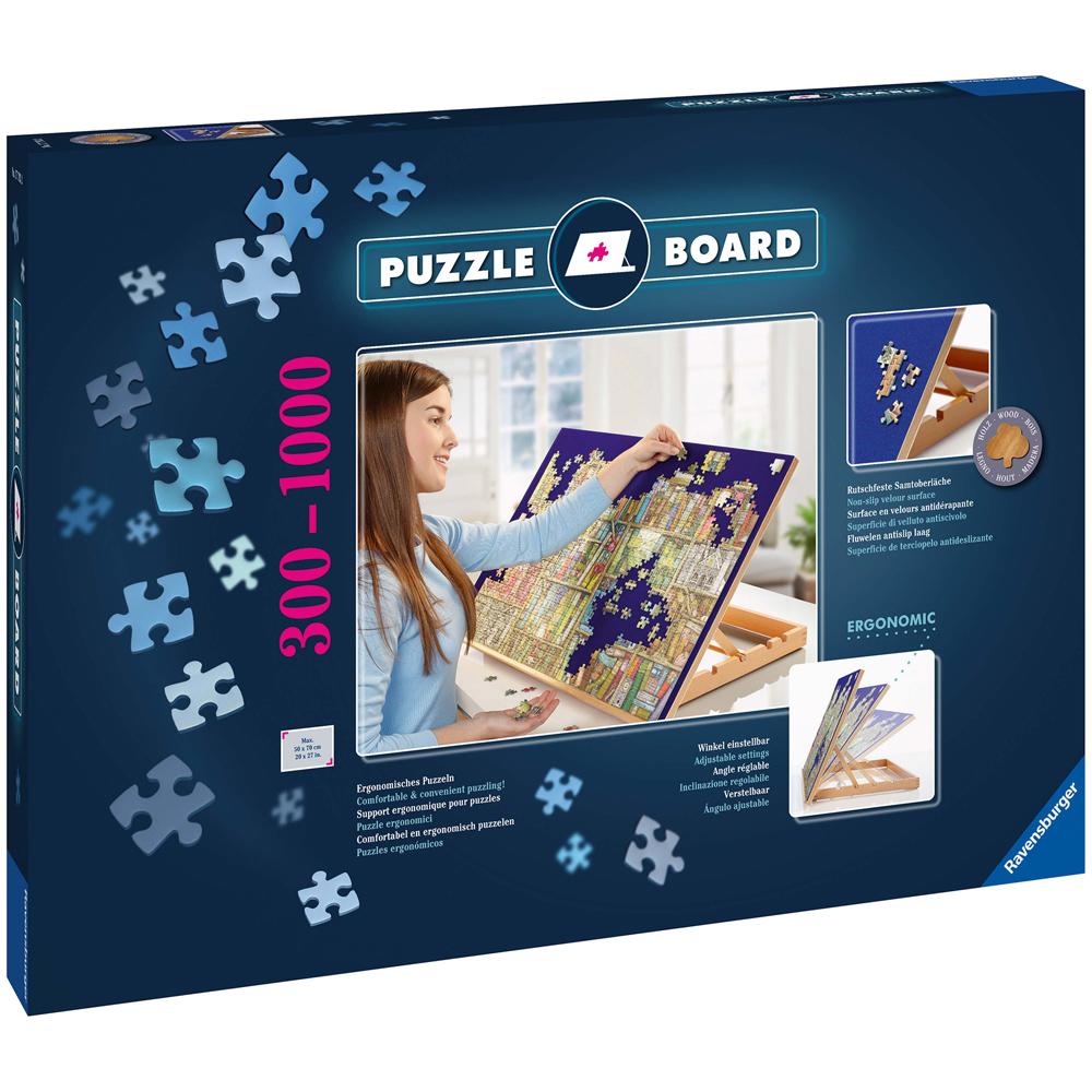Ravensburger Puzzle Accessory 300 - 1000 Piece Wooden Puzzle Board Easel 17973