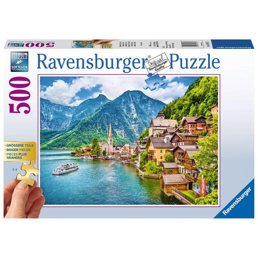 Ravensburger Hallstadt, Austria Extra Large 500 Piece Jigsaw Puzzle 13687