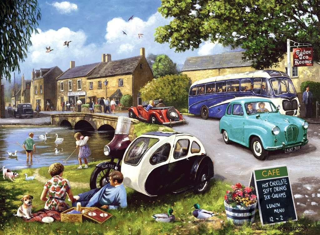 View 4 Ravensburger Happy Days No.2 York Oxford Brighton Cotswolds 4x Jigsaw Puzzles 16577