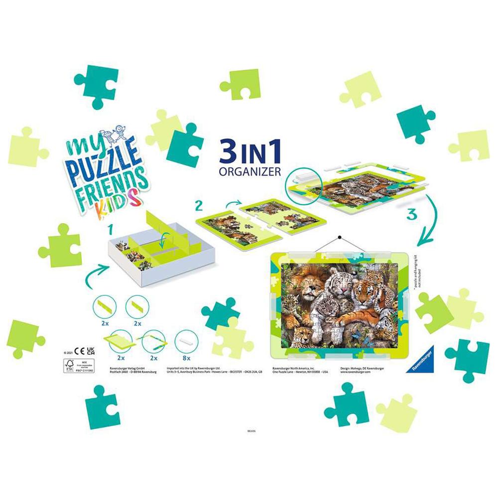 View 2 Ravensburger My Puzzle Friends Kids 3 in 1 Organizer for 100-300pc XXL Puzzles 13265