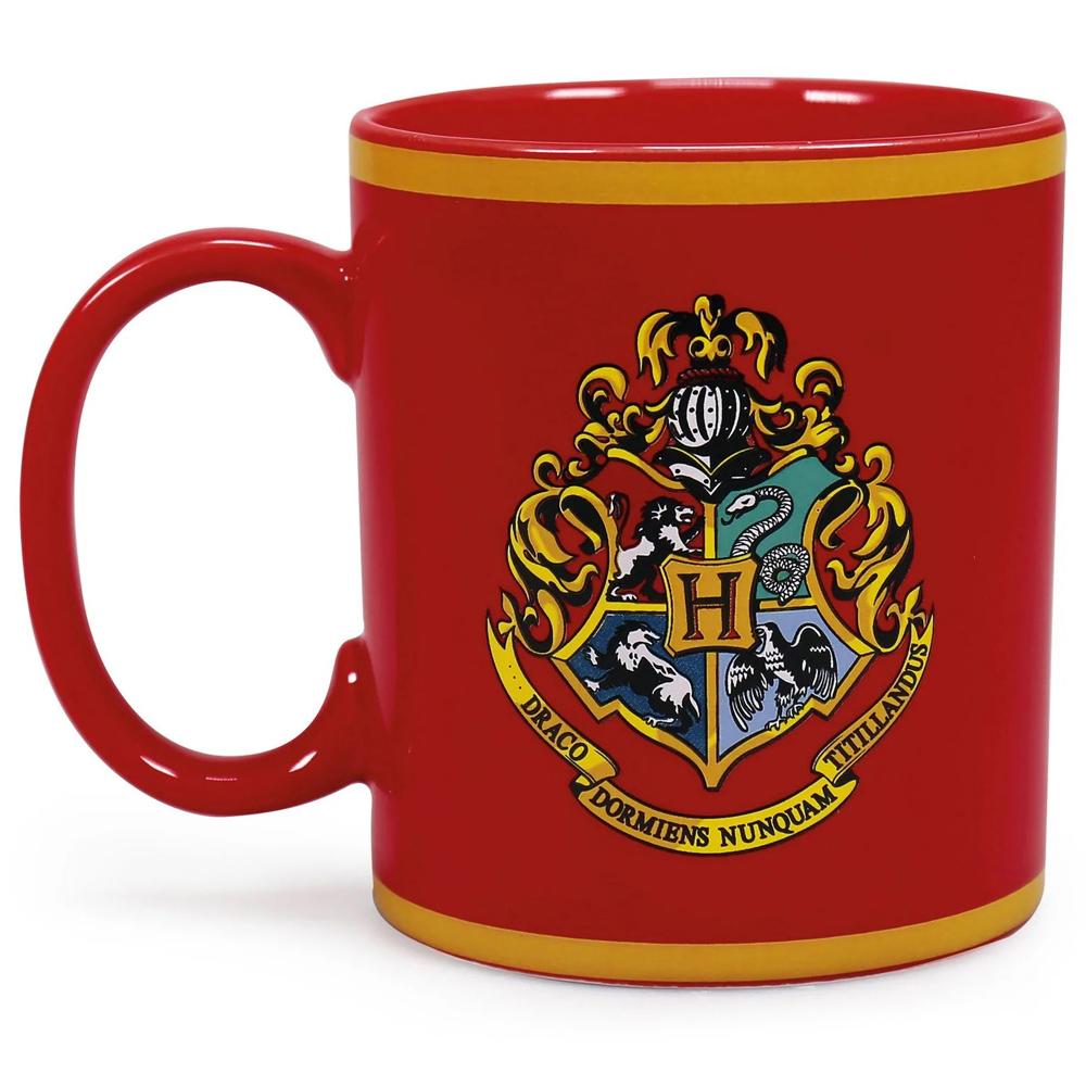 View 2 Harry Potter Gryffindor Crest 400ml Ceramic Red Mug Dishwasher Safe Boxed MUGBHP66