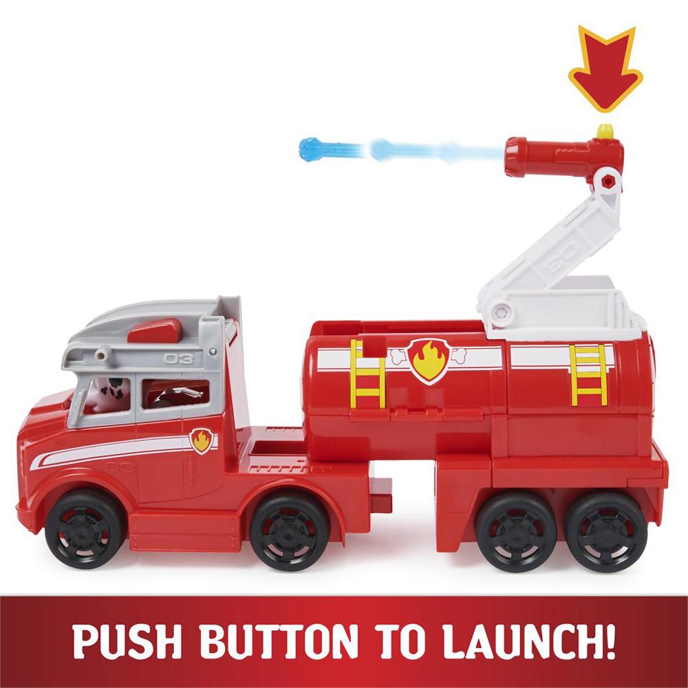 PAW Patrol Marshall Rescue Truck with Pup Figure Playset for Ages 3+