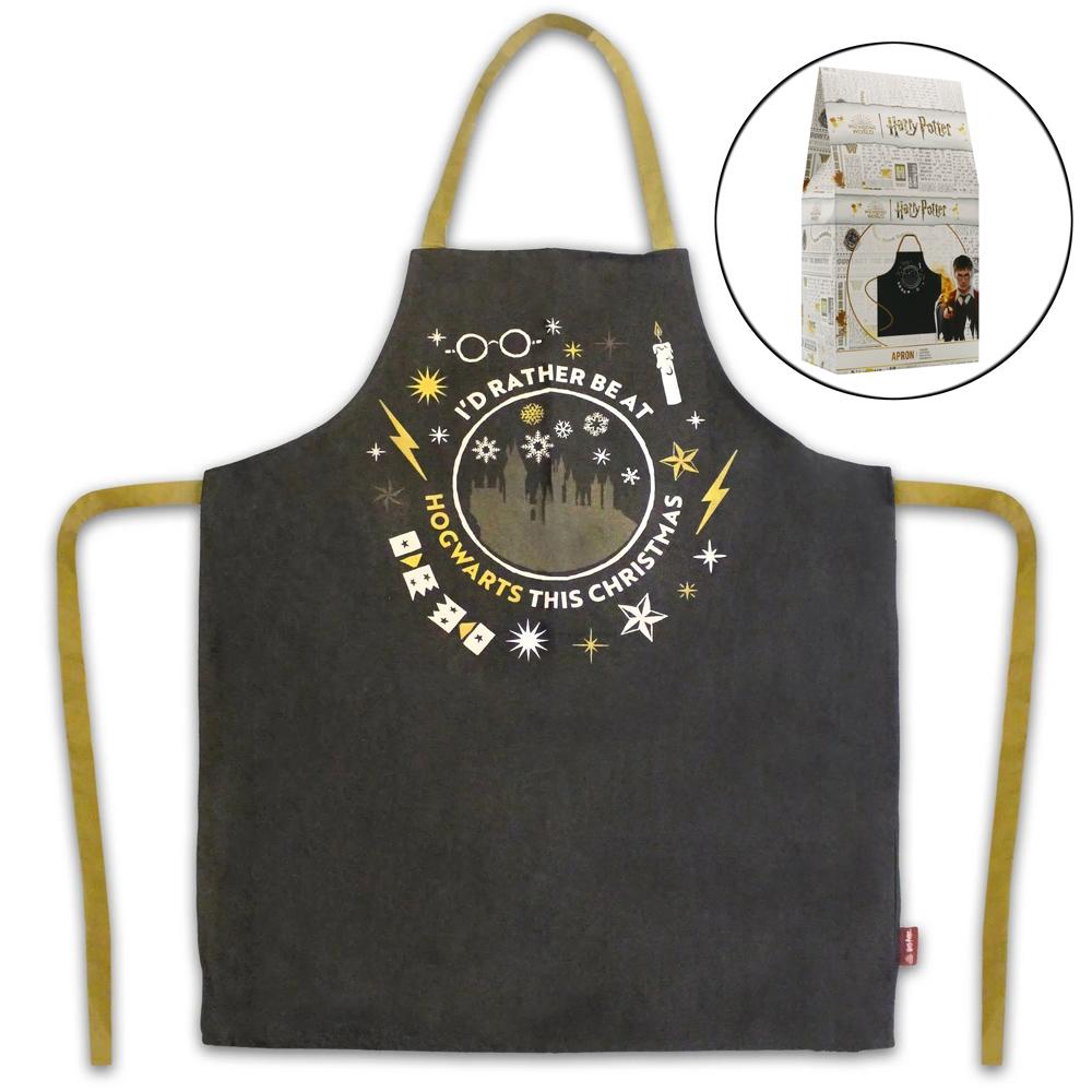 Harry Potter Rather Be At Hogwarts Adult Size Christmas Apron 80 x 60cm APRNHP05