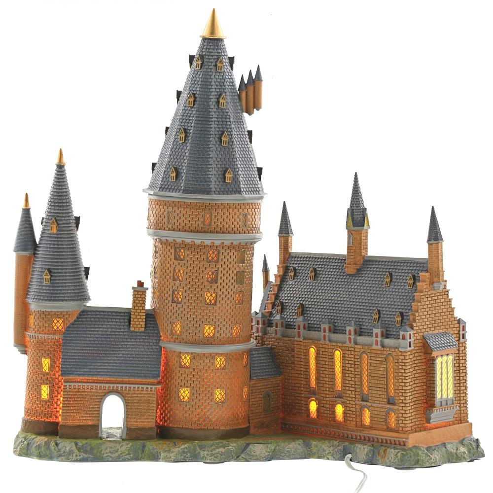 View 3 Department 56 Harry Potter Hogwarts Great Hall & Tower Resin Building A29970