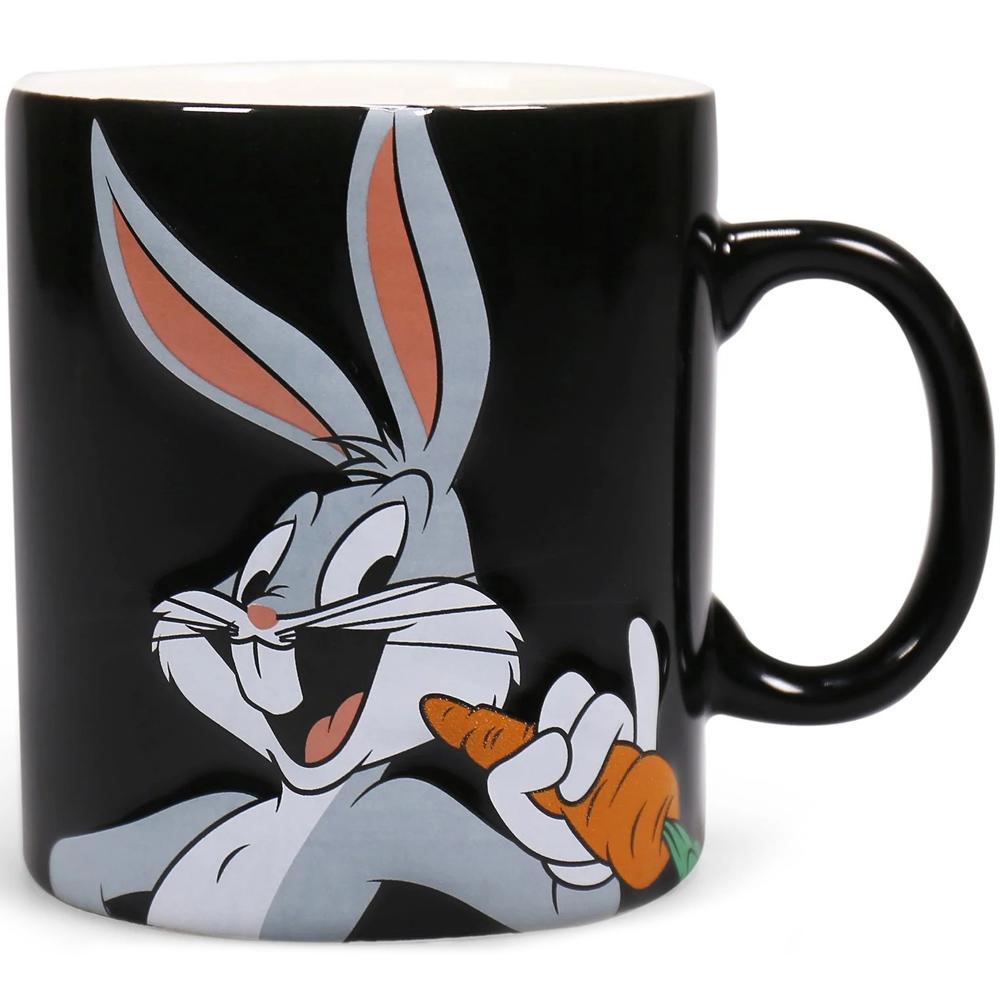 Looney Tunes Bugs Bunny What's Up Doc Embossed Ceramic 400ml Mug MUGBLT01