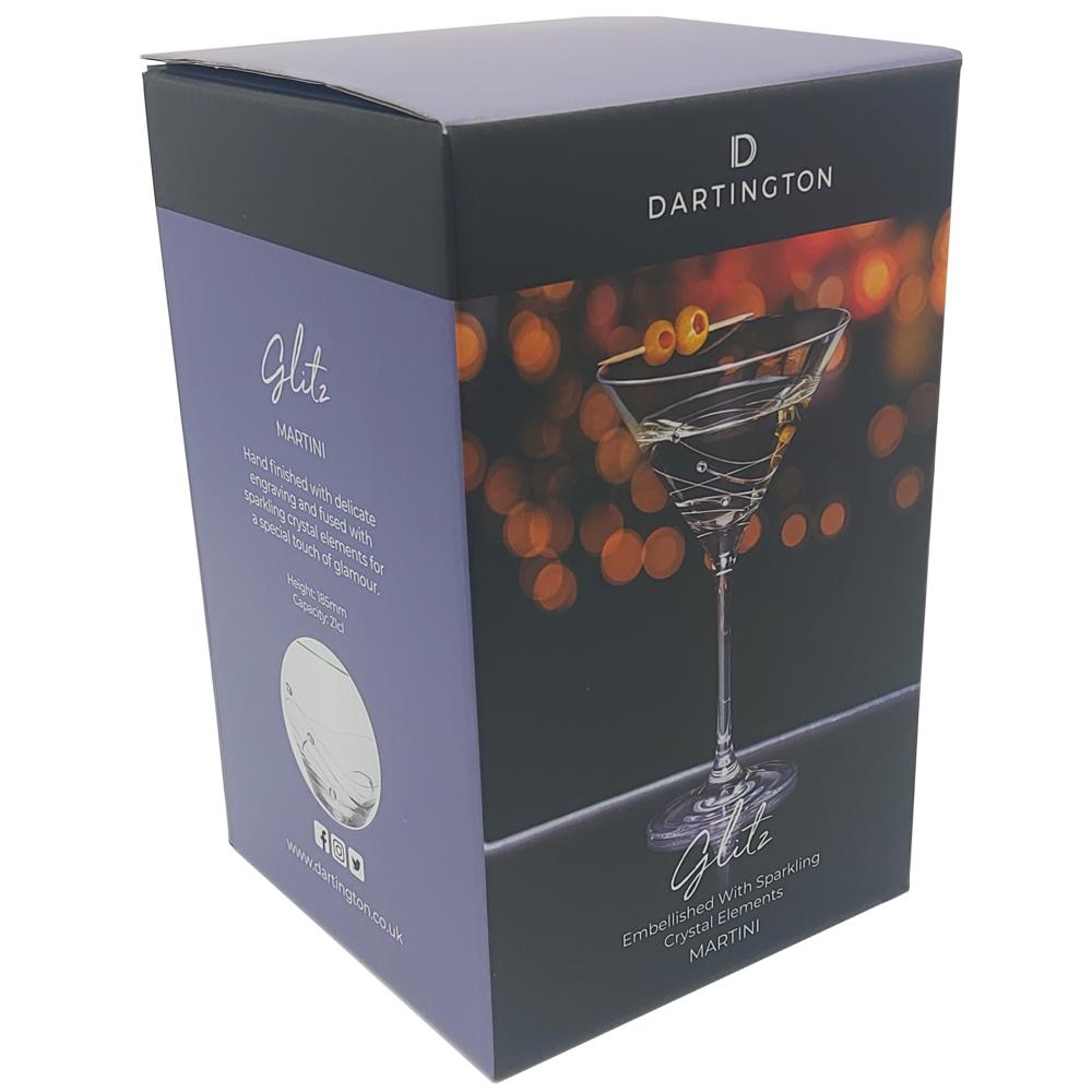 Dartington Glitz Martini Glass SINGLE BOXED ST2734/6/N