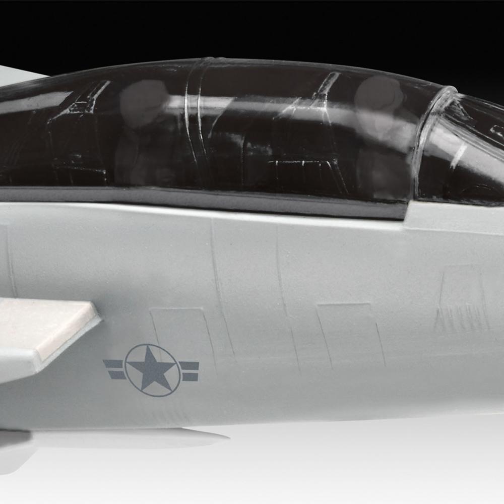 View 4 Revell Easy-Click Top Gun Maverick's F-14 Tomcat Aircraft Model SET Scale 1:72 64966