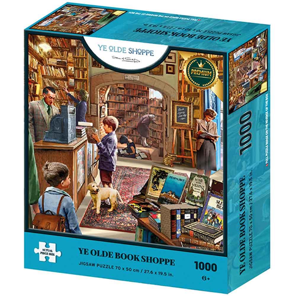 Kidicraft Ye Olde Book Shoppe Steve Crisp 1000 Piece Jigsaw Puzzle 35001X