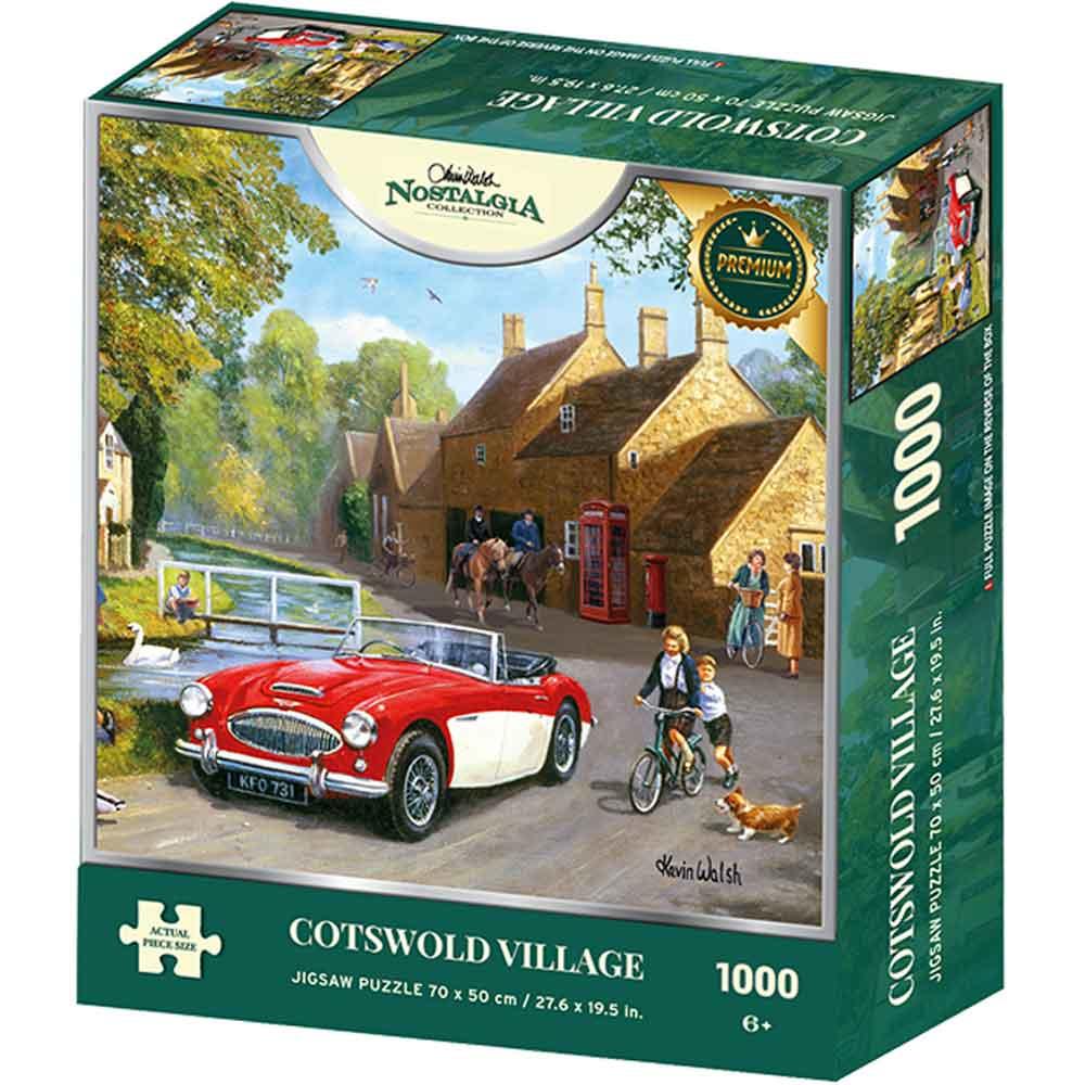Kidicraft Kevin Walsh Nostalgia Cotswold Village 1000 Piece Jigsaw Puzzle K33023