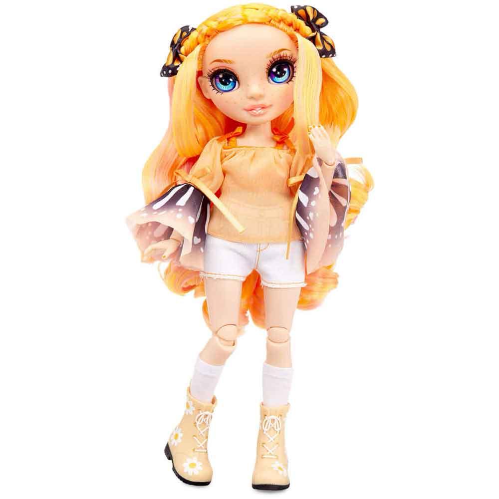 Rainbow High Junior Fashion Doll Poppy Rowan Orange 9 Inch Tall with Outfit 579960EUC