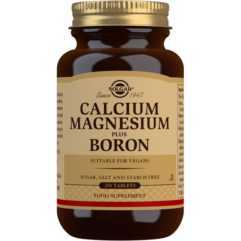 Solgar Calcium Magnesium plus Boron 250 tablets SOLE516