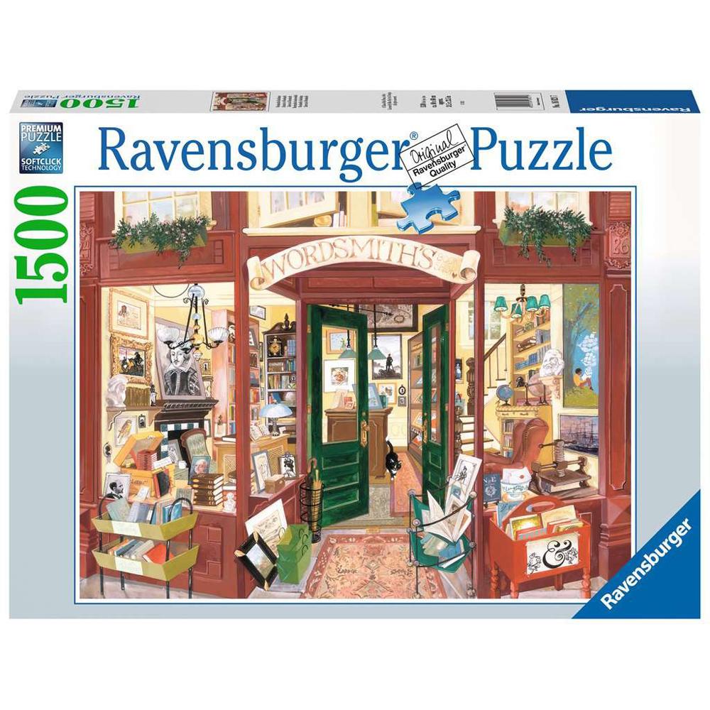 Ravensburger Wordsmith's Bookshop 1500 Piece Jigsaw Puzzle 16821
