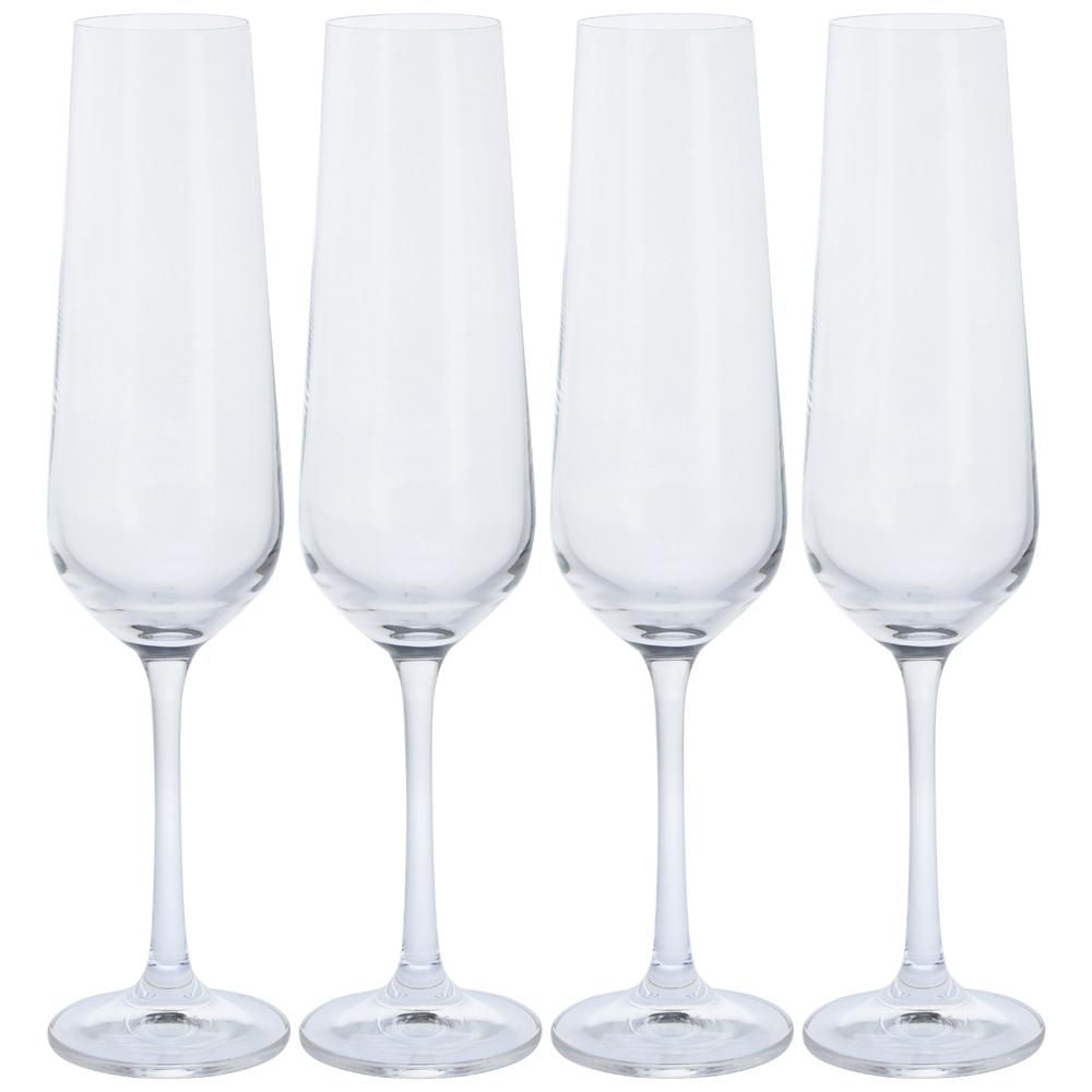 View 2 Dartington CHEERS! Champagne FLUTES Set of 4 ST3286/4/4PK