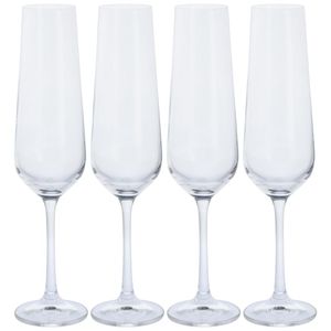 View 2 Dartington CHEERS! Champagne FLUTES Set of 4 ST3286/4/4PK