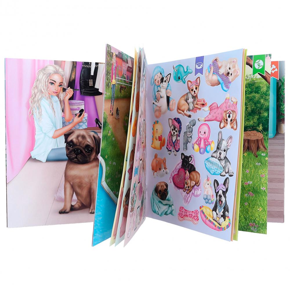 Depesche TOPModel Corgi Stickerworld Book with 20 Pages and 3 Sheets