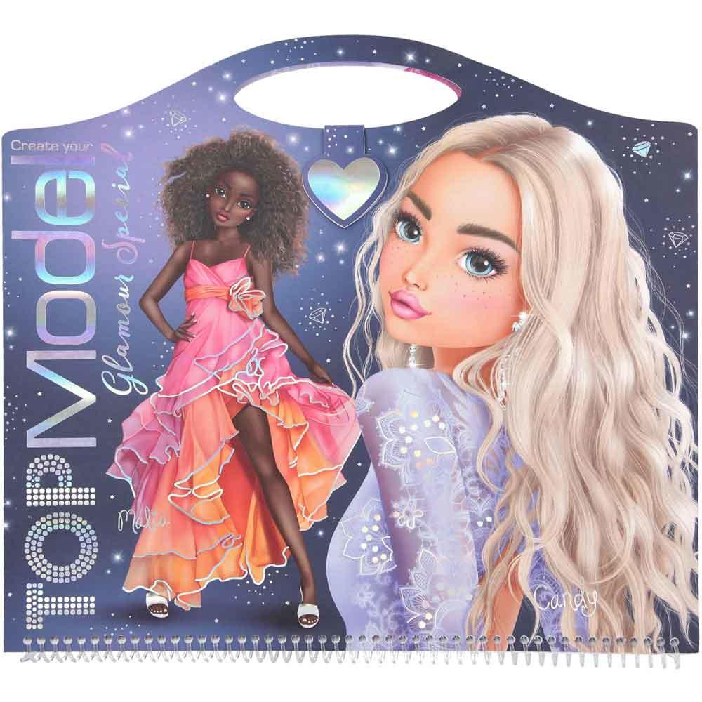 Depesche TOPModel Create Your Glamour Special Colouring Book with Stickers 11711_A