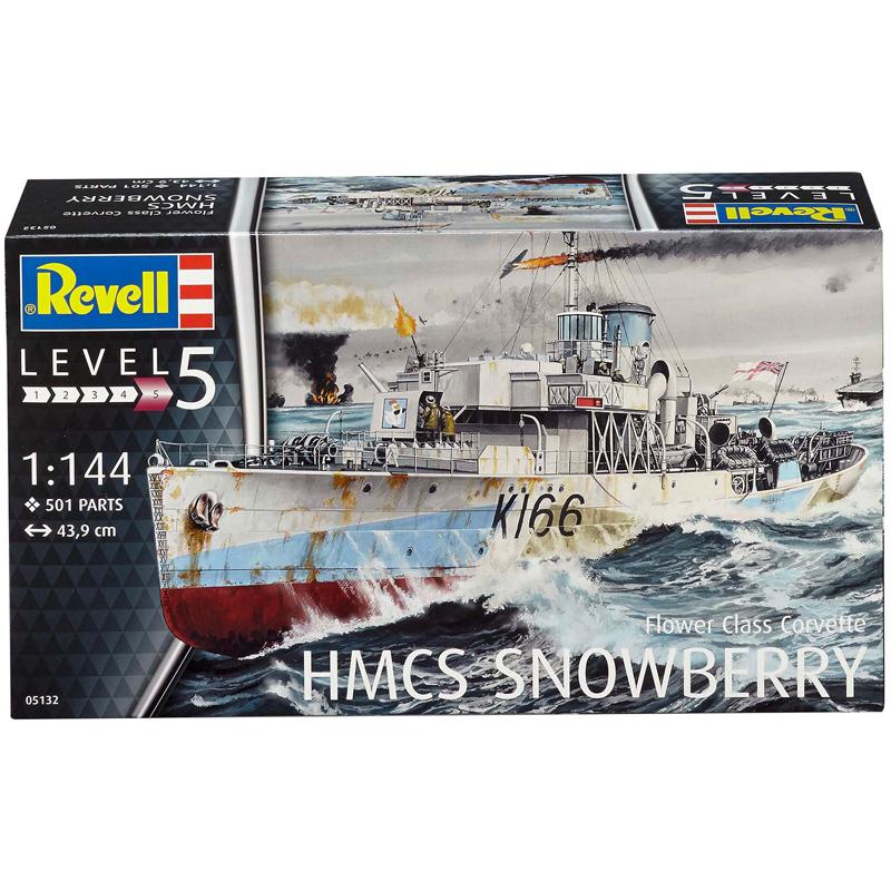 Revell HMCS Snowberry Flower Class Corvette Model Kit Scale 1:144 05132
