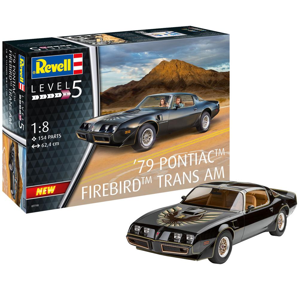 Revell Pontiac Firebird Trans Am Car 1979 Version Plastic Model Kit Scale 1:8 07710