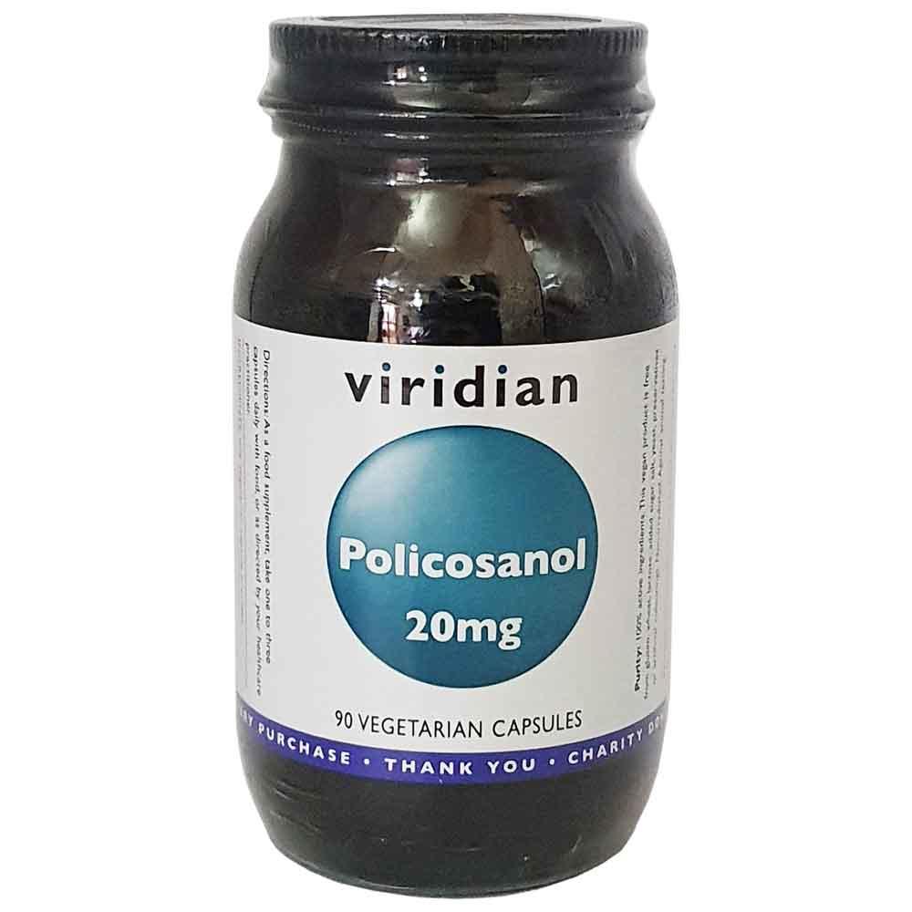 View 2 Viridian Policosanol 20mg Rice Bran Extract 30 Capsules 0378