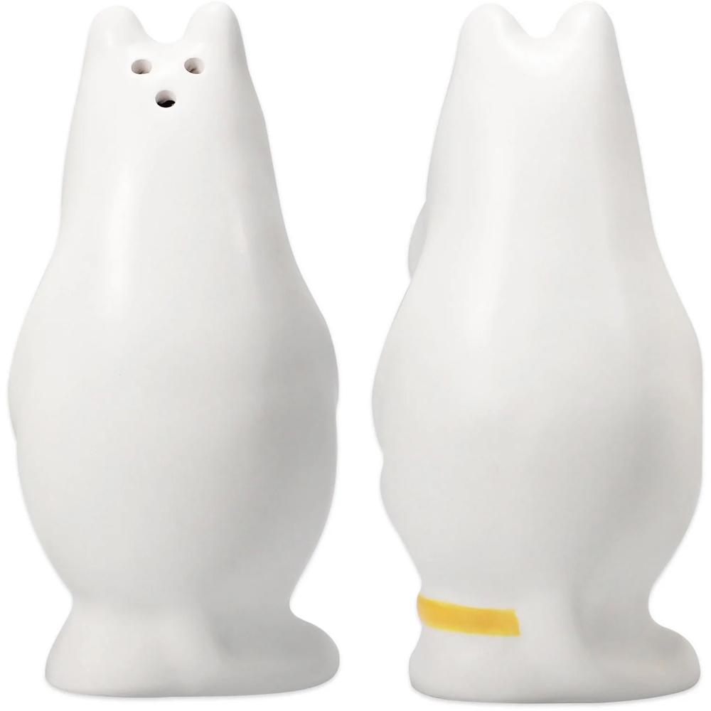 View 5 Moomin Hug Shaped Ceramic Salt & Pepper Shakers BOXED SALTMO01