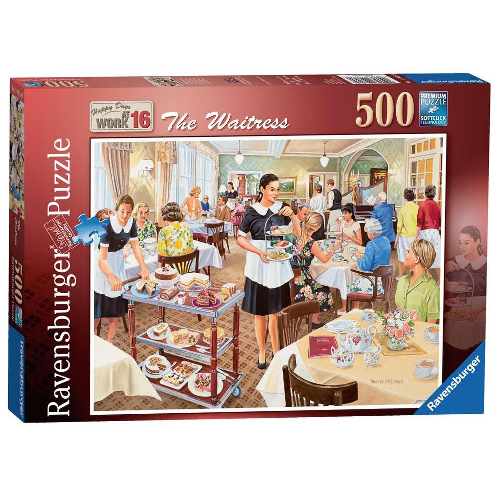 Ravensburger Happy Days At Work The Waitress 500 Piece Jigsaw Puzzle R14818