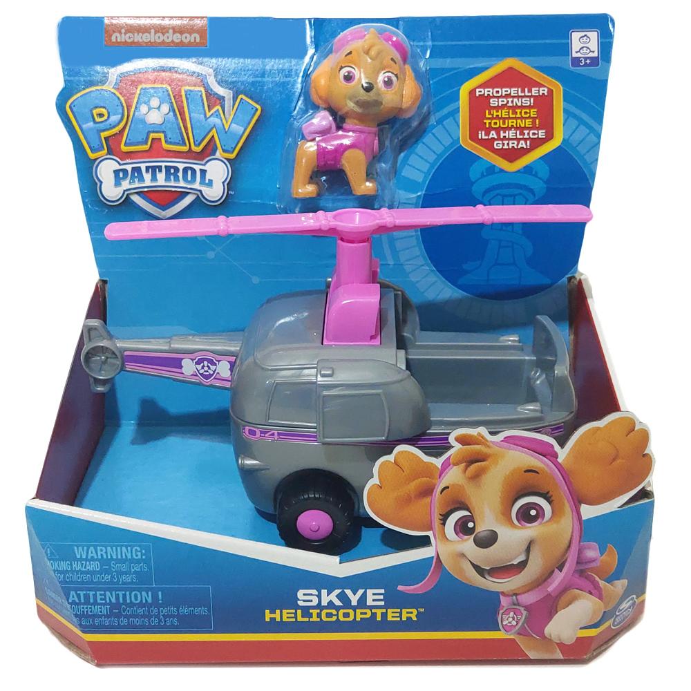 Paw Patrol Basic Vehicle with Figure SKYE WITH HELICOPTER