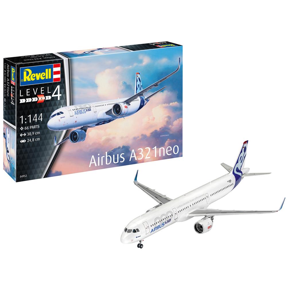 View 3 Revell Airbus A321neo Aircraft Airliner Model Kit 04952 Scale 1:144 04952
