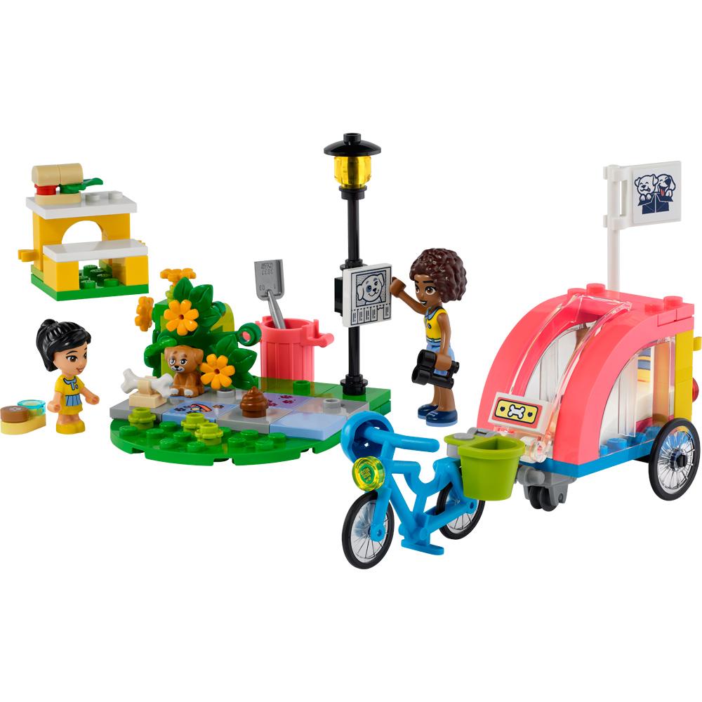 View 2 LEGO Friends Dog Rescue Bike Building Set Toy 125 Piece for Ages 6+ 41738