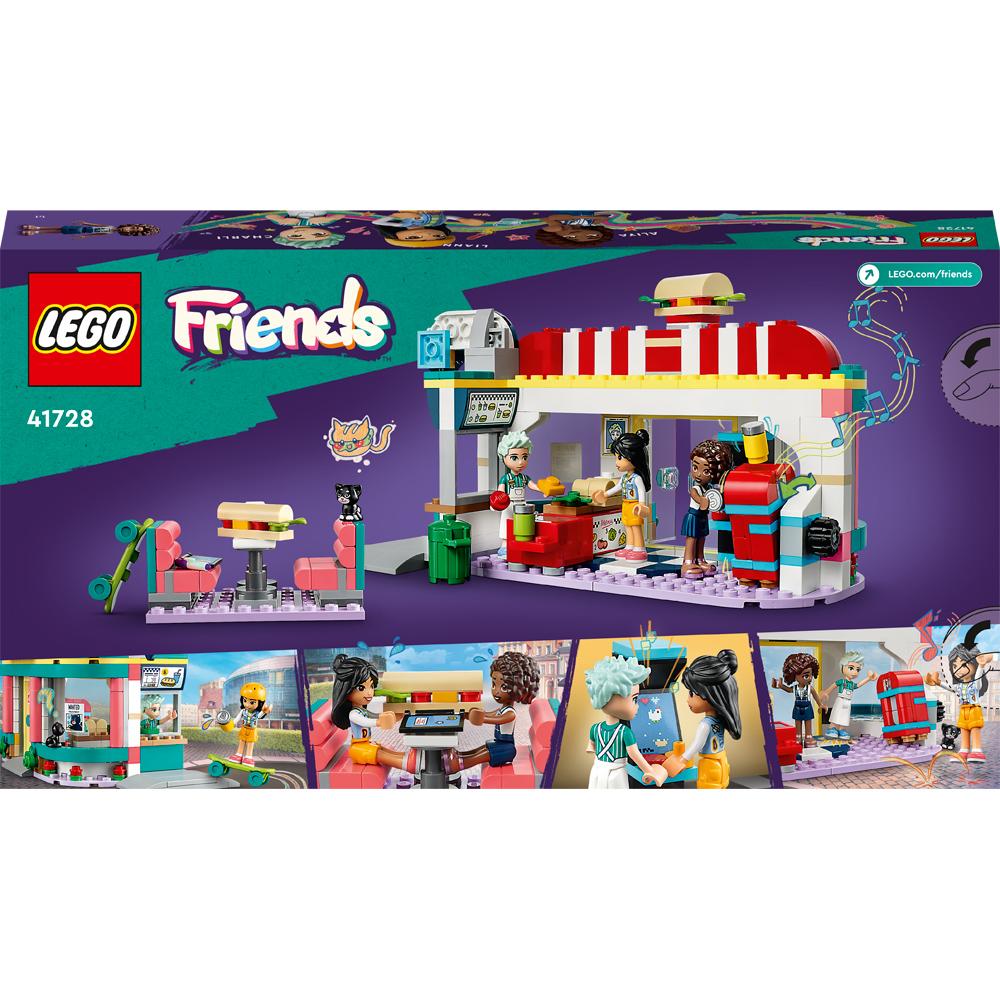 View 4 LEGO Friends Heartlake Downtown Diner Building Set Toy 346 Piece for Ages 6+ 41728