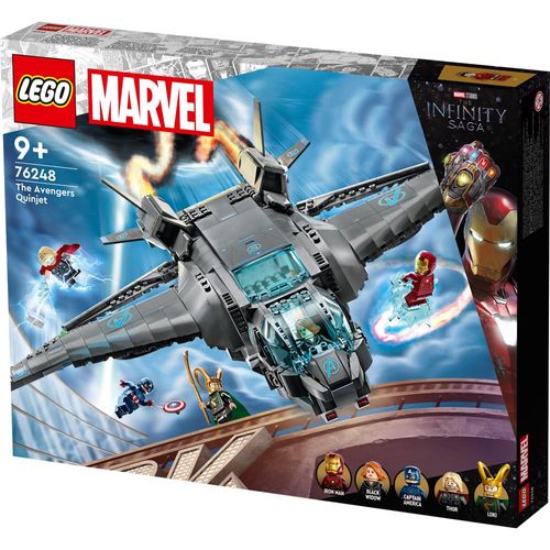 LEGO Marvel The Avengers Quinjet Super Heroes Building Set Toy 795 Piece 76248